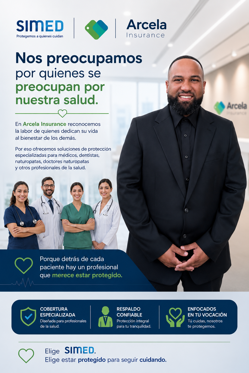Arcela Insurance y SIMED - Protección para profesionales de la salud